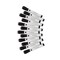 U Brands U-Defense Antimicrobial Broad Chisel Tip Dry-Erase Markers - Black (12/Pack)